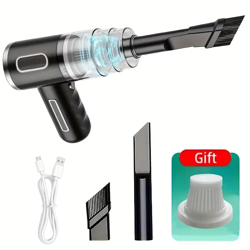 Car Vacum Cleaner Portable Mini Dust Cllector Dry and Wet Home Car Dual-Use Wreless Handheld Cleaning Appliances USB Charging